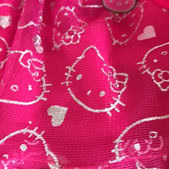 HELLO KITTY TUTU PINK AND SILVER SIZE 5T EXCELLENT CONDITION! NEW WITHOUT TAGS - Picture 4 of 5